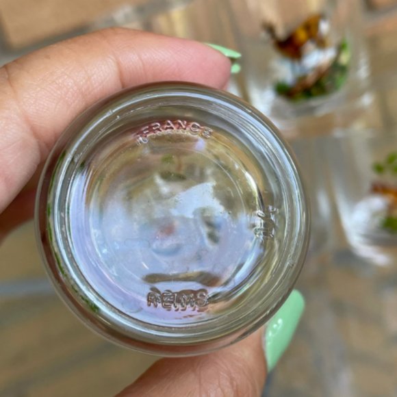 Vintage Reims France Game Hunting Theme Shot Glasses - 6 - Picture 10 of 11